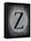 Letter Z-LightBoxJournal-Framed Premier Image Canvas