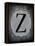 Letter Z-LightBoxJournal-Framed Premier Image Canvas