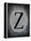 Letter Z-LightBoxJournal-Framed Premier Image Canvas