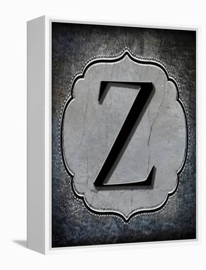 Letter Z-LightBoxJournal-Framed Premier Image Canvas