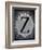 Letter Z-LightBoxJournal-Framed Giclee Print