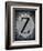 Letter Z-LightBoxJournal-Framed Giclee Print