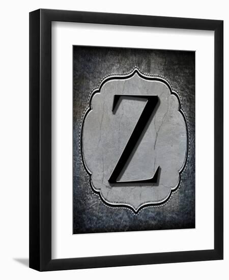 Letter Z-LightBoxJournal-Framed Giclee Print