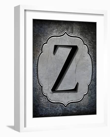 Letter Z-LightBoxJournal-Framed Giclee Print