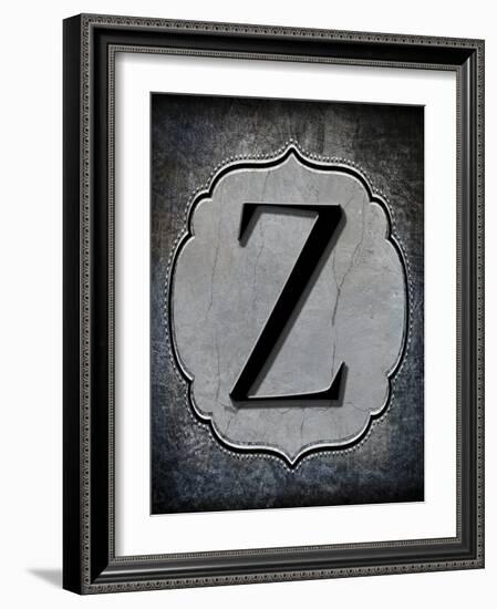 Letter Z-LightBoxJournal-Framed Giclee Print