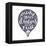 Lettering Composition Inscribed into Air Ballon.-zapolzun-Framed Stretched Canvas