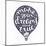 Lettering Composition Inscribed into Air Ballon.-zapolzun-Mounted Art Print