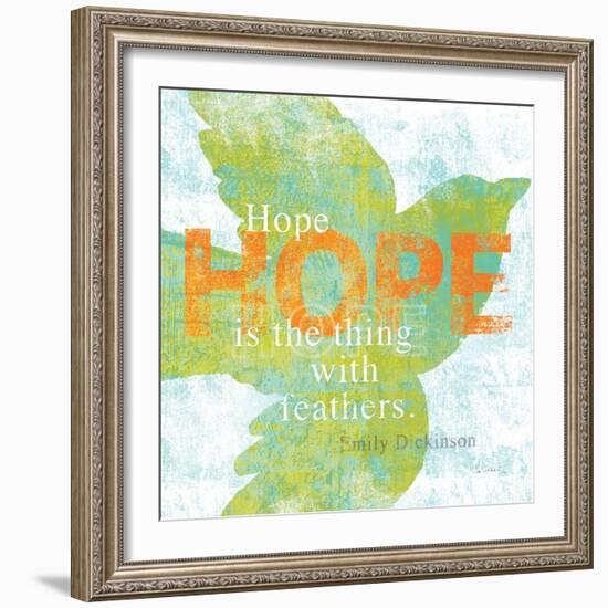 Letterpress Hope-Sue Schlabach-Framed Art Print