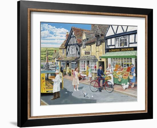 Letters for the Greengrocer-Trevor Mitchell-Framed Giclee Print