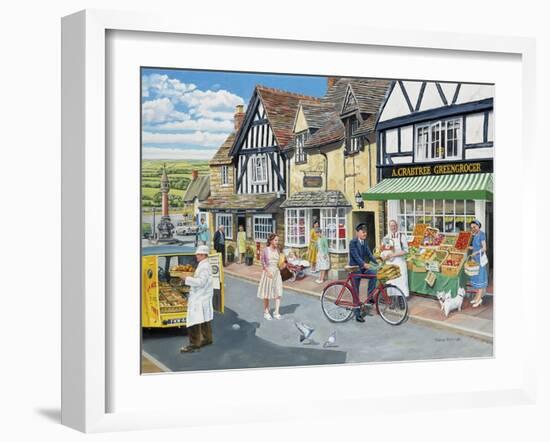 Letters for the Greengrocer-Trevor Mitchell-Framed Giclee Print