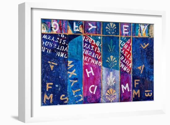 Letters Free Fall, 2012-Margaret Coxall-Framed Giclee Print