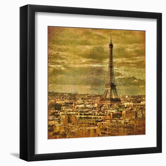 Letters from Paris-Julia Casey-Framed Art Print