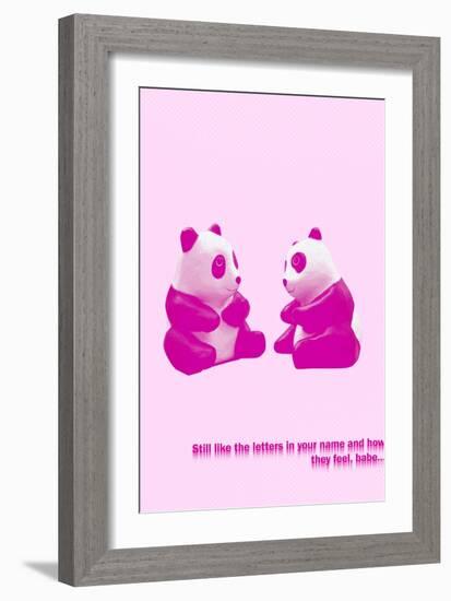 Letters In Your Name-null-Framed Art Print