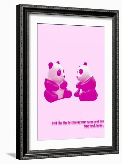 Letters In Your Name-null-Framed Art Print