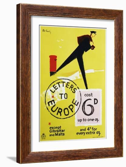 Letters to Europe Cost 6D-Pat Keely-Framed Art Print