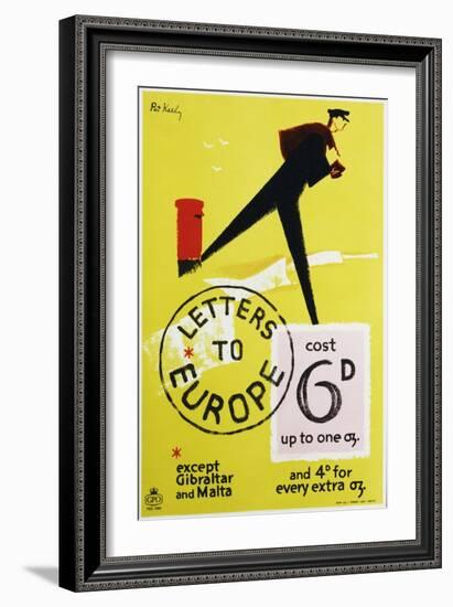 Letters to Europe Cost 6D-Pat Keely-Framed Art Print