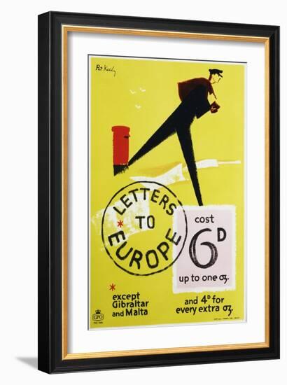 Letters to Europe Cost 6D-Pat Keely-Framed Art Print