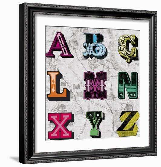 Letterset-Tom Frazier-Framed Giclee Print