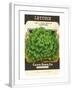 'Lettuce Seed Packet' Art Print | Art.com