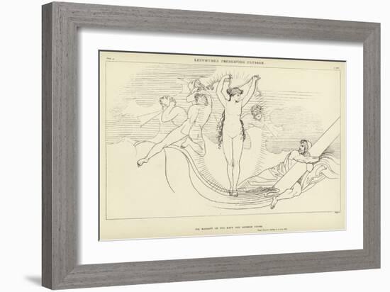 Leucothea Preserving Ulysses-John Flaxman-Framed Giclee Print