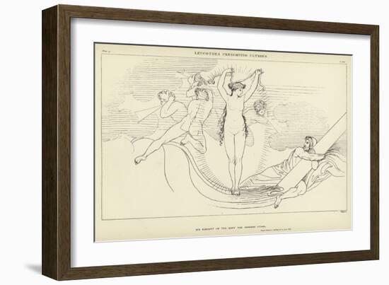 Leucothea Preserving Ulysses-John Flaxman-Framed Giclee Print