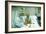 Leukaemia Patient & Mother Play Cards In Hospital-Geoff Tompkinson-Framed Photographic Print