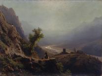 Mountain Landscape, 1868-Lev Felixovich Lagorio-Framed Giclee Print