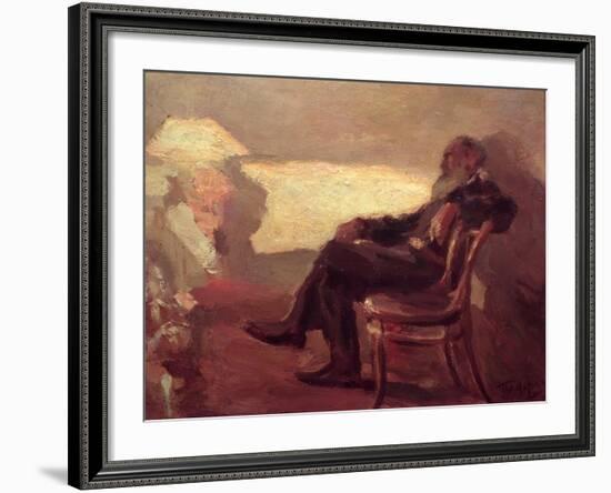 Lev Nikolaevich Tolstoy (1828-1910) 1901-Leonid Osipovic Pasternak-Framed Giclee Print