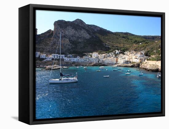 Levanzo, Egadi Island, Sicily, Italy, Mediterranean, Europe-Vincenzo Lombardo-Framed Premier Image Canvas