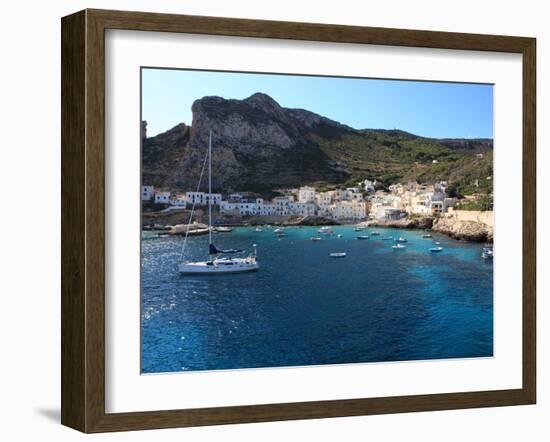 Levanzo, Egadi Island, Sicily, Italy, Mediterranean, Europe-Vincenzo Lombardo-Framed Photographic Print