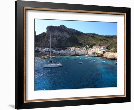 Levanzo, Egadi Island, Sicily, Italy, Mediterranean, Europe-Vincenzo Lombardo-Framed Photographic Print