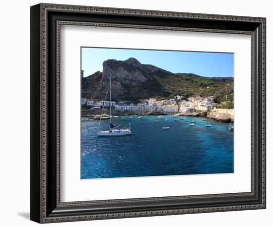 Levanzo, Egadi Island, Sicily, Italy, Mediterranean, Europe-Vincenzo Lombardo-Framed Photographic Print