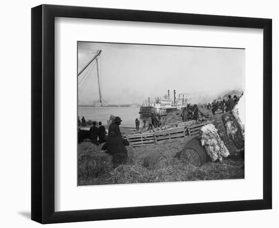 Levee at Memphis-null-Framed Photographic Print