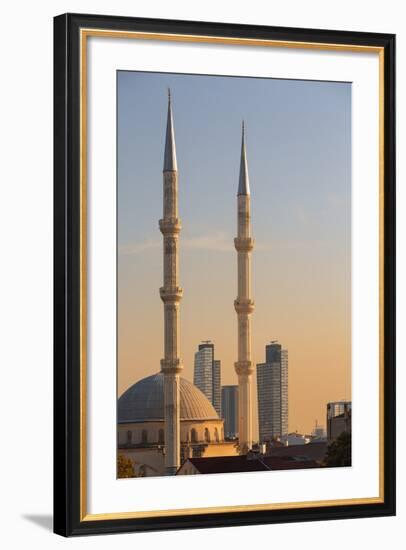 Levent Mosque at Sunset.-Jon Hicks-Framed Photographic Print