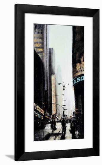 Lever du Jour, New York-Emmanuel Michel-Framed Art Print