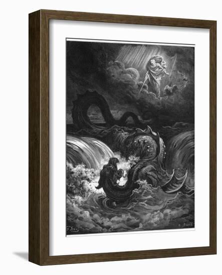 Leviathan-Gustave Dor?-Framed Photographic Print