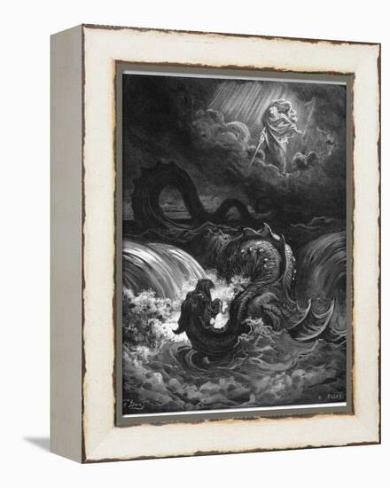 Leviathan-Gustave Dor?-Framed Premier Image Canvas