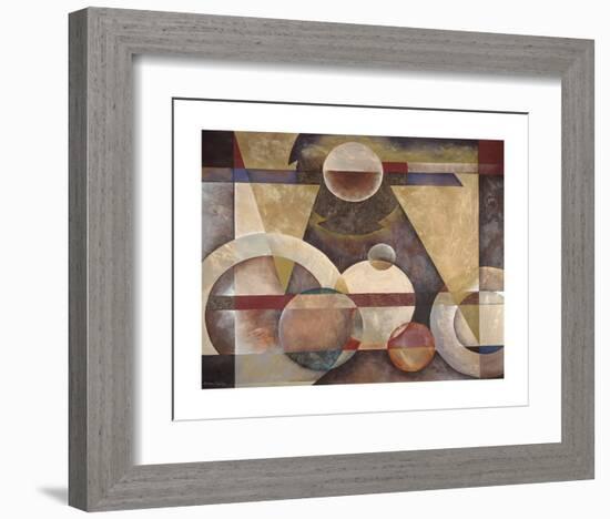 Levitating Sphere-Marlene Healey-Framed Art Print