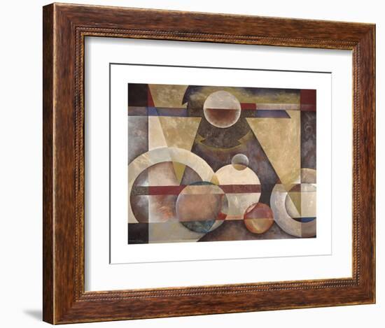 Levitating Sphere-Marlene Healey-Framed Art Print