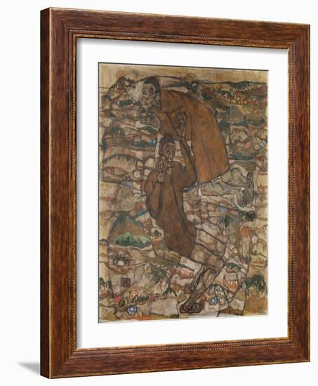 Levitation (The Blind I), 1915-Egon Schiele-Framed Giclee Print