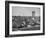 Levittown Water Tank Looming over Middle Class Homes in New Housing Development-Joe Scherschel-Framed Photographic Print