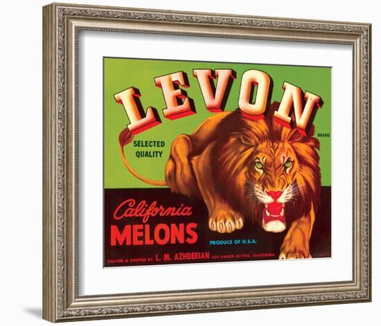 Levon Brand California Melons-null-Framed Art Print