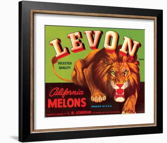 Levon Brand California Melons-null-Framed Art Print