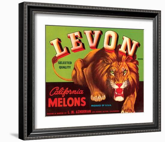 Levon Brand California Melons-null-Framed Art Print