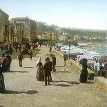 San Sebastian (Spain), the Paseo of La Concha and the Beach, Circa 1885-1890-Leon, Levy et Fils-Photographic Print