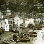 Lucca (Italy), the Promenade, Circa 1895-Leon, Levy et Fils-Photographic Print