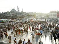 People at Eminonu Square in the Old Town, Istanbul, Turkey, Europe-Levy Yadid-Photographic Print