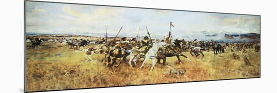 Lewis and Clark Meeting The Flatheads-Charles Marion Russell-Mounted Art Print