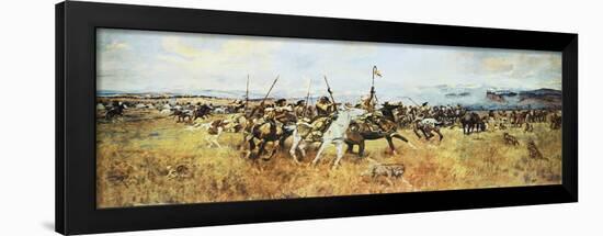 Lewis and Clark Meeting The Flatheads-Charles Marion Russell-Framed Art Print