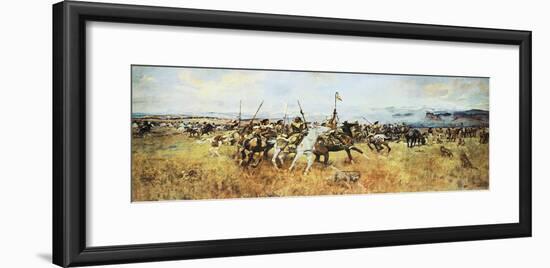 Lewis and Clark Meeting The Flatheads-Charles Marion Russell-Framed Art Print